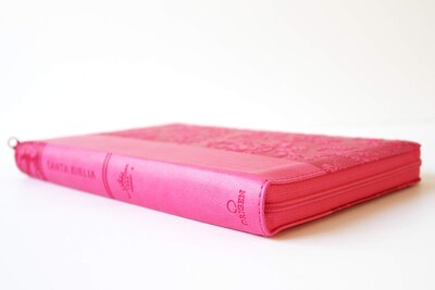Foto 6 | Foto 6 | Biblia Reina Valera 1960 Letra Grande. Símil Piel Fucsia, Cremallera, Índice, Ma Nual/biblia En Espa - Venta Internacional.