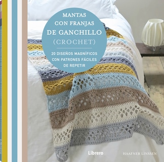 Foto 1 | Foto 1 | Mantas Con Franjas De Ganchillo Haafner Linssen Librero Tapa Blanda
