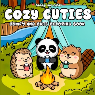 Foto 1 | Foto 1 | Libro Para Colorear Cozy Cuties Comfy Cute Para Adultos Y Adolescentes - Venta Internacional.