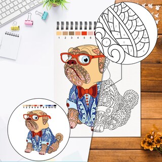 Foto 4 | Foto 4 | Libros Para Colorear Kalysky Colorea Por Números Para Adultos, 3 Temas, 60 Págs. - Venta Internacional.