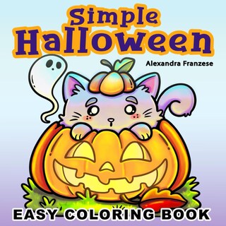 Foto 1 | Foto 1 | Libro Para Colorear Genérica Halloween Bold Easy Spooky Images - Venta Internacional.