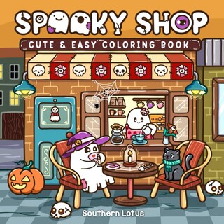 Foto 1 | Foto 1 | Libro Para Colorear Spooky Shop Para Adultos Y Adolescentes - Venta Internacional.