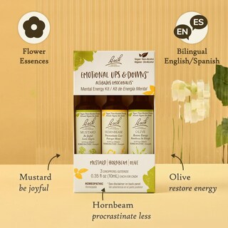 Foto 2 | Foto 2 | Set De Trío Flower Remedies Bach Emotional Ups & Downs  3 X 10 Ml - Venta Internacional.