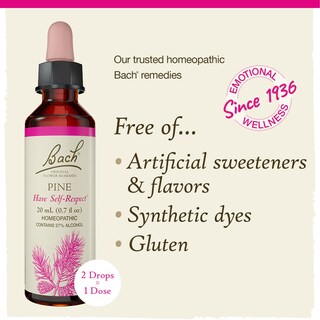 Foto 5 | Foto 5 | Flower Essence Bach Original Pine 20 Ml Vegano Sin Gluten Y Sin Azúcar - Venta Internacional.