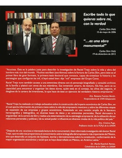 Foto 2 | Foto 2 | Libro Carlos Slim: Vida y Obra Editorial Quién es Quién Ediciones Raciel Trejo