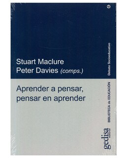 Foto 1 | Foto 1 | Libro '' Aprender A Pensar, Pensar En Aprender.''