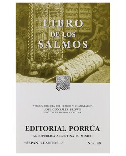 Foto 1 | Foto 1 | Libro De Los Salmos- Editorial Porrúa - Sin Autor