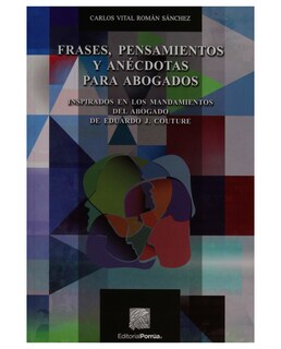 Foto 1 | Foto 1 | Libro Frases, Pensamientos Y Anécdotas Para Abogados- Editorial Porrúa - Carlos Vital Román Sánchez