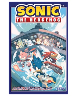 Foto 1 | Foto 1 | Libro Sonic The Hedgehog La Batalla Por Angel Island 3a  Kamite Ian Flynn