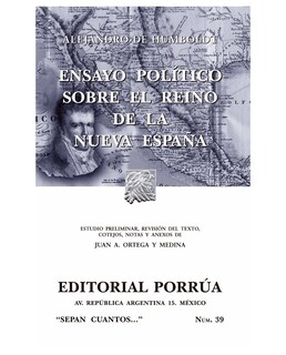 Foto 1 | Foto 1 | Libro Ensayo Político Sobre El Reino De La Nueva España Editorial Porrúa Alejandro De Humboldt