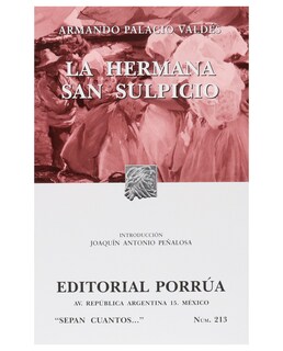 Foto 1 | Foto 1 | Libro La Hermana San Sulpicio- Editorial Porrúa - Palacio Valdés, Armando