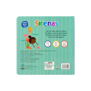 Foto 3 | Foto 3 | Libro Cuento Infantil Presiona Para Ver Las Luces: Sirenas- Advanced - Varios Autores