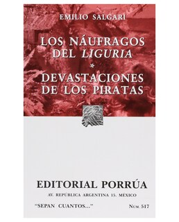 Foto 1 | Foto 1 | Libro Los Náufragos Del Liguria · Devastaciones De Los Piratas- Editorial Porrúa - Salgari, Emilio
