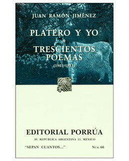 Foto 1 | Foto 1 | Libro Platero Y Yo · Trescientos Poemas- Editorial Porrúa - Jiménez, Juan Ramón