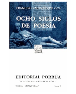 Foto 1 | Foto 1 | Libro Ocho Siglos De Poesía- Editorial Porrúa - Sin Autor