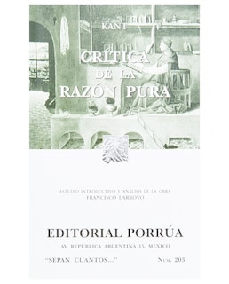 Foto 1 | Foto 1 | Libro Crítica De La Razón Pura- Editorial Porrúa - Kant, Manuel
