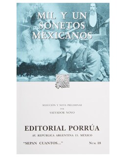 Foto 1 | Foto 1 | Libro Mil Y Un Sonetos Mexicanos- Editorial Porrúa - Sin Autor