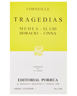 Foto 1 | Foto 1 | Libro Tragedias: Medea · El Cid · Horacio · Cinna- Editorial Porrúa - Corneille, Pierre