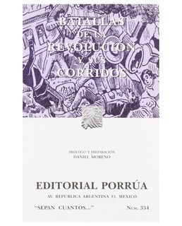 Foto 1 | Foto 1 | Libro Batallas De La Revolución Y Sus Corridos- Editorial Porrúa - Sin Autor