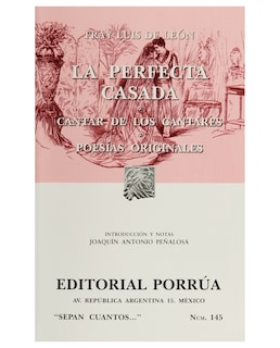 Foto 1 | Foto 1 | Libro La Perfecta Casada · Cantar De Los Cantares · Poesías Originales- Editorial Porrúa - León, Luis De