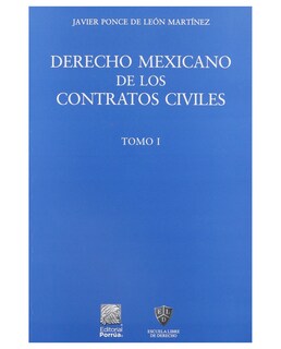 Foto 1 | Foto 1 | Libro Derecho Mexicano De Los Contratos Civiles Tomo I- Editorial Porrúa - Ponce De León Martínez, Javier