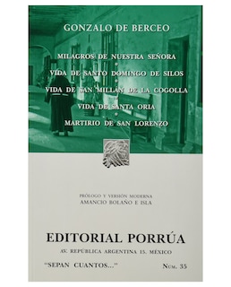 Foto 1 | Foto 1 | Libro Milagros De Nuestra Señora- Editorial Porrúa - Berceo, Gonzalo De