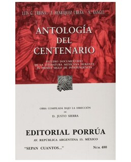 Foto 1 | Foto 1 | Libro Antología Del Centenario - Editorial Porrúa México - Urbina, Luis G