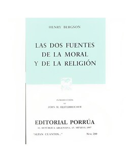 Foto 1 | Foto 1 | Libro Las Dos Fuentes De La Moral Y De La Religión - Editorial Porrúa México - Bergson, Henri Louis