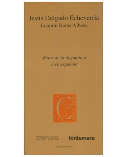 Foto 1 | Foto 1 | Libro Retos De La Dogmática Civil Española - Fontamara - Jesús Delgado Echeverría, Joaquín Rams Albesa