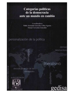 Foto 1 | Foto 1 | Libro Categorías Políticas de la Democracia Ante Un Mundo En Cambio Gedisa González Ulloa
