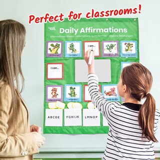 Foto 5 | Foto 5 | Afirmaciones Diarias De Pocket Chart Hand2mind Para Niños - Venta Internacional.