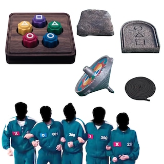 Foto 1 | Foto 1 | Set De 5 Juegos De Juego Tradicional Coreano: Jebi Chagi, Gong-gi - Venta Internacional.