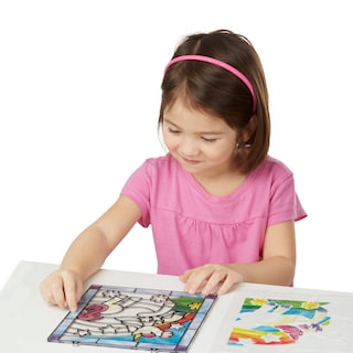 Foto 5 | Foto 5 | Kit De Manualidades Melissa & Doug Con Vitrales Con Forma De Unicornio Para Niños De 5 Años O Más - Venta Internacional.