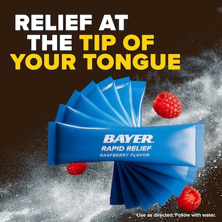 Foto 6 | Foto 6 | Pain Relief Bayer Rapid Relief En Polvo, 30 Unidades, Frambuesas - Venta Internacional.