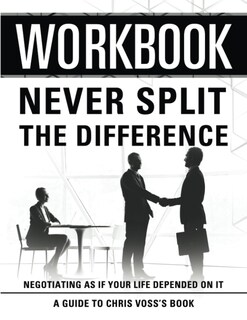 Foto 1 | Foto 1 | Workbook: Never Split The Difference: An Interactive Guide To Chris Voss's Book - Venta Internacional.