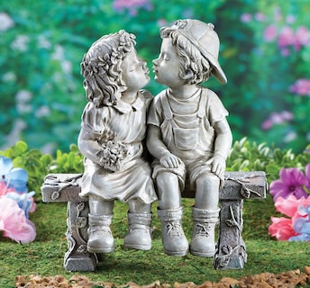 Foto 3 | Foto 3 | Colecciones De Esculturas De Jardín, Etc. Primer Beso Y Beso De Pareja - Venta Internacional.