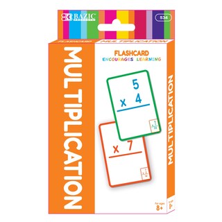 Foto 1 | Foto 1 | Tarjetas Didácticas De Multiplicación Bazic (36 Unidades Por Paquete) - Venta Internacional.