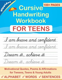 Foto 1 | Foto 1 | Cuaderno De Trabajo De Escritura Cursiva Publicado De Forma Independiente Para Adolescentes - Venta Internacional.