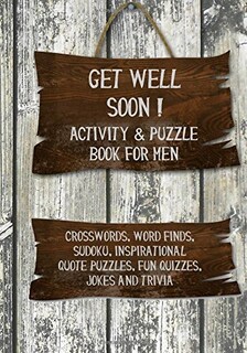 Foto 1 | Foto 1 | Libro De Actividades Y Rompecabezas Get Well Soon Para Hombres - Venta Internacional.