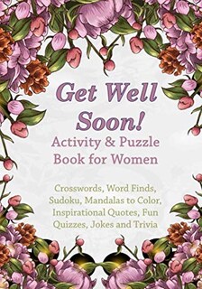 Foto 1 | Foto 1 | Libro De Actividades Y Rompecabezas Get Well Soon Para Mujeres - Venta Internacional.