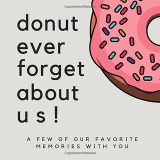 Foto 1 | Foto 1 | Memory Book Donut Ever Forget About Us Tapa Blanda - Venta Internacional.