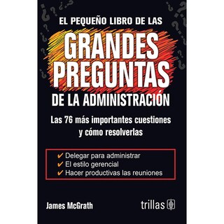 Foto 1 | Foto 1 | El Pequeño Libro De Las Grandes Preguntas De La Administración