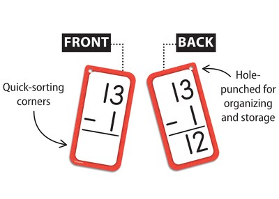 Foto 2 | Foto 2 | Tarjetas Didácticas De Resta Edupress™ Todos Los Datos Del 0 Al 12 - Venta Internacional.
