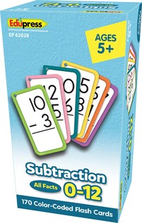 Foto 5 | Foto 5 | Tarjetas Didácticas De Resta Edupress™ Todos Los Datos Del 0 Al 12 - Venta Internacional.