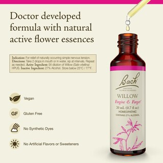 Foto 2 | Foto 2 | Esencia Floral Bach Original Willow 20 Ml Vegana Sin Gluten - Venta Internacional.