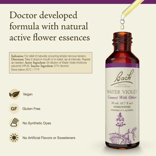 Foto 2 | Foto 2 | Esencia Floral Bach Original Agua Violeta 20 Ml Vegana - Venta Internacional.