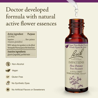 Foto 2 | Foto 2 | Esencia Floral Bach Original Impatiens 10 Ml Vegana Sin Gluten - Venta Internacional.