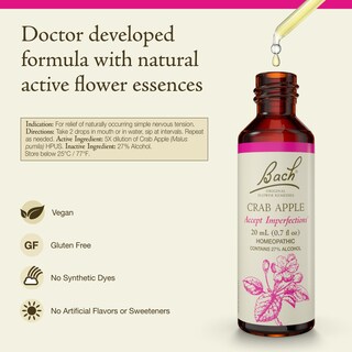 Foto 2 | Foto 2 | Remedios Florales Originales De Flower Essence Bach Manzana Cangrejo 20 Ml - Venta Internacional.
