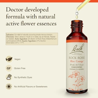 Foto 2 | Foto 2 | Esencia Floral Bach Original Rock Rose 20 Ml Vegana Sin Gluten - Venta Internacional.