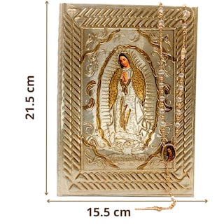 Foto 2 | Foto 2 | Biblia Boda Latinoamericana Virgen Letra Grande + Rosario